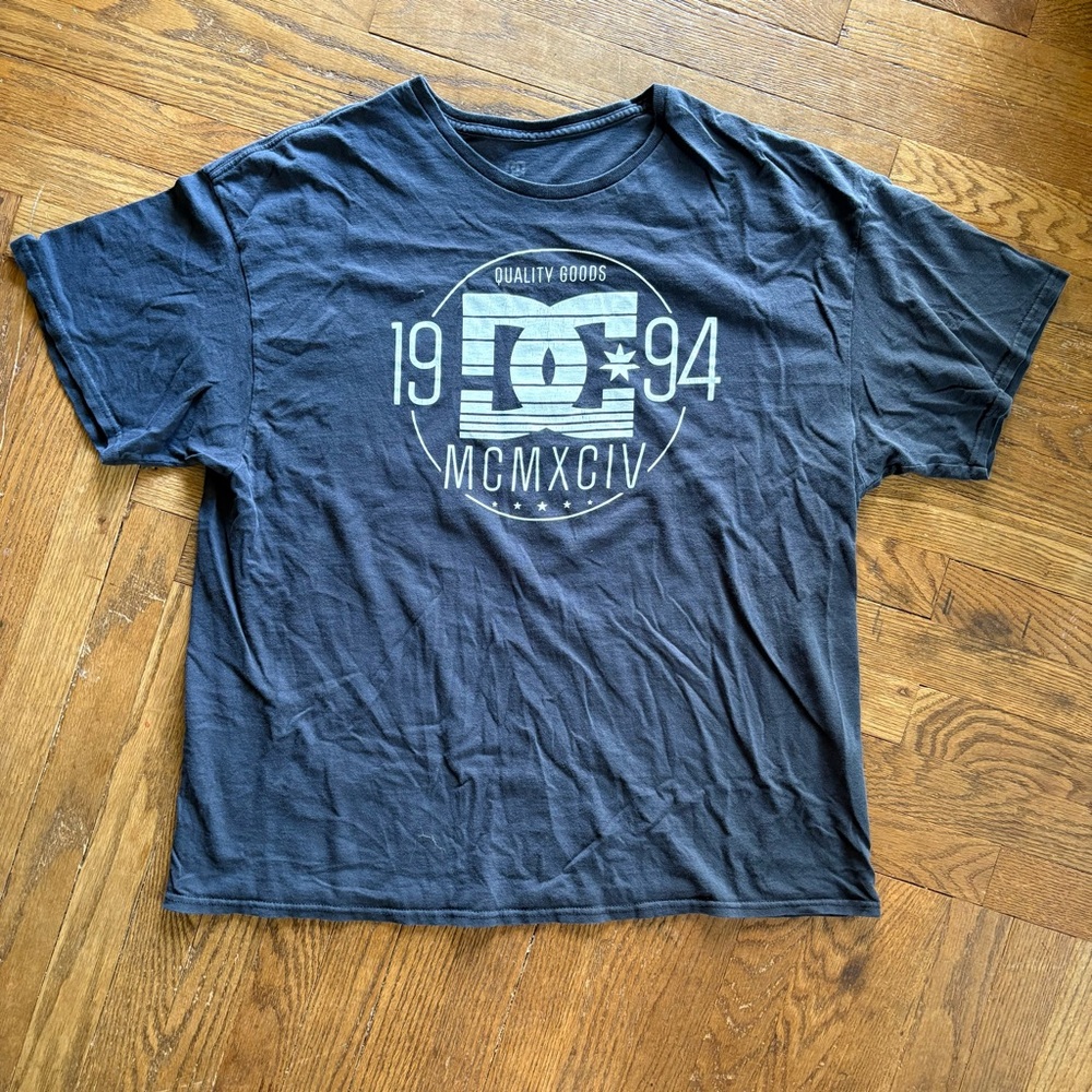 DC‎ Shoes 1994 Graphic T-Shirt Men’s Large Black Skateboarding Streetwear Tee